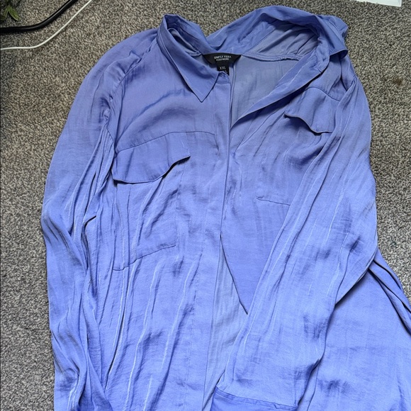 Blue Button-Up Shirt - Picture 1 of 1